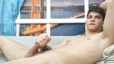 Lukes Feet-Cam Cum Show - A Hot Solo Performance!