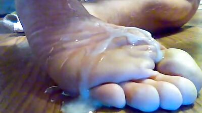 Foot Worship: Cum on My Feet Fetish Solo