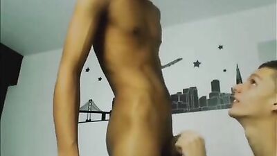 Latino Web-Cam Cum Shots: Two Smooth Teen Boys Masturbate and Cum!