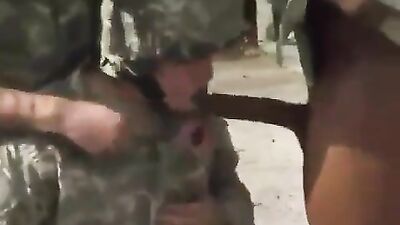 Army Action: Big Cocks Invasion - Hardcore Amateur Action