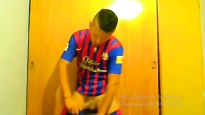 Shaking Soccer Ass - Cumming Amateur Action