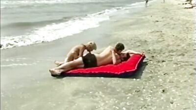 Gangbang on the Beach - Three Twinks Hardcore Adventure