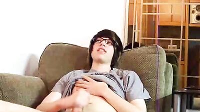 Young Cock Worship - A Chair-Bound Handjob and Cum Session!