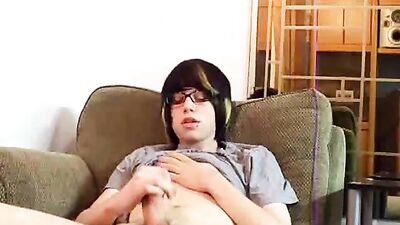 Young Cock Worship - A Chair-Bound Handjob and Cum Session!