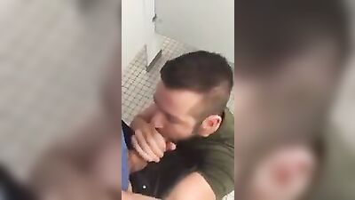 Public Restroom Cum Shots: Amateur Frat Guys Oral Outside Voyeur Sucking Adventures!