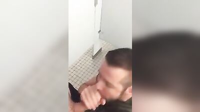 Public Restroom Cum Shots: Amateur Frat Guys Oral Outside Voyeur Sucking Adventures!