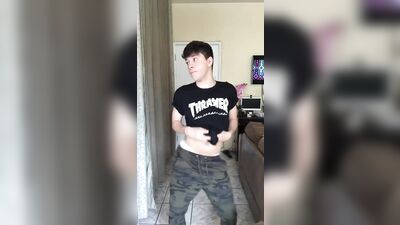 BRAZILIAN TWINK #4 - Amature Solo Web-Cam Gay Porn Video