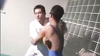 Asian Twinks Wrestling: The Ultimate Match Between Judo Student and Wrestler