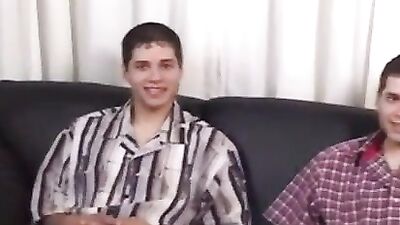 Twin Twice as Hot - Straight Boys First Time Jerking Adventure!