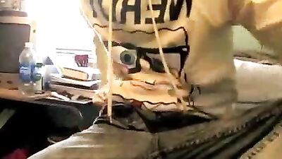 Gay Twink Cock - Black Cum Shots Solo!