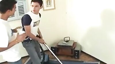 Latin Lust: Clean Room Sucking & Fucking