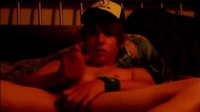 Young Hunk Jerking His Big Dick: Hardcore Gay Porn Action!