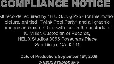 Twink Pool Party: Bareback Bliss