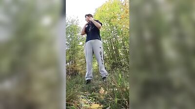 Forbidden Woods Adventures: Amateur Cum Shots and First-Time Encounters!