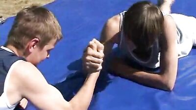 Outdoor Fetish Fun Wrestling Boys: The Ultimate Battlefield!