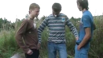 Outdoor Threesome Eruption - Hardcore Amateur Action