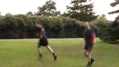 Bare British Footballers #04: Big Cocks Bareback Ass Play