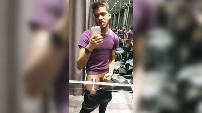 Gay Room Fun: Amateur Big Cocks Solo Adventure!
