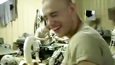 Horny soldiers unleash their banana-fueled desires in this hot new release!