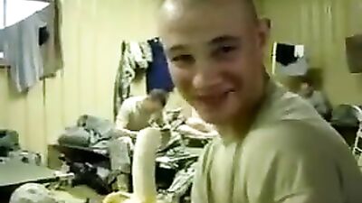 Horny soldiers unleash their banana-fueled desires in this hot new release!