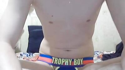 Webcam Undies Guy - Shy Amateur Action on Cam Wanking!