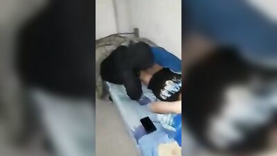 No girls needed! First-timers take over in this hot and steamy amateur porn video.