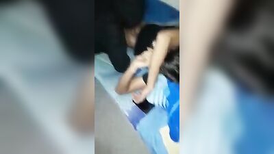 No girls needed! First-timers take over in this hot and steamy amateur porn video.