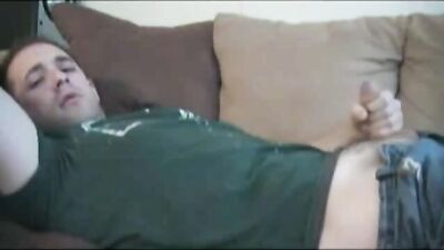 The Green Spotted Shirt: Cum Shots Solo!