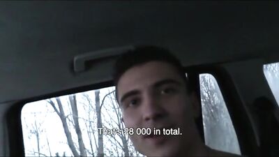 Car Sex Cum Shots: Public Outside Adventure