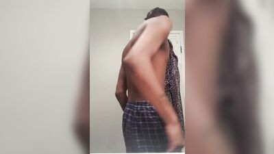 BLACK TEEN MAGIC HAND JOCKSTRAIGHTMASSAGE IN BATHROOM AND SHOWER!