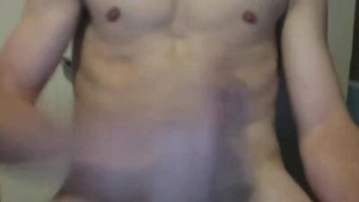 Straight College Boy Wanks and Shower in Gay Webcam Show!!