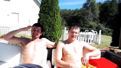 WebCam Oral Play with ColbyKnox: Public Outdoor Fun!