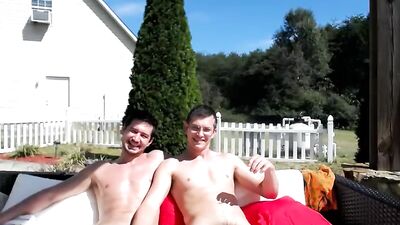 WebCam Oral Play with ColbyKnox: Public Outdoor Fun!