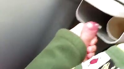 Cum in Train Revisited: Fetish Amateur Action Solo Cum Shots!