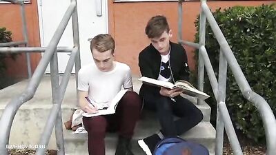 Hunter Trevor: Action-Packed Blond Boys Bareback Adventure!