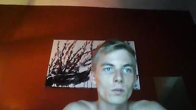 Straight Blond Stud Webcam Cum Shots with Girlfriend!