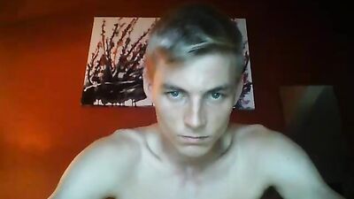 Straight Blond Stud Webcam Cum Shots with Girlfriend!