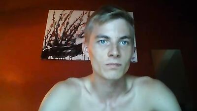 Straight Blond Stud Webcam Cum Shots with Girlfriend!