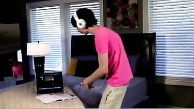 Black Hair Twink Juice Pumping!