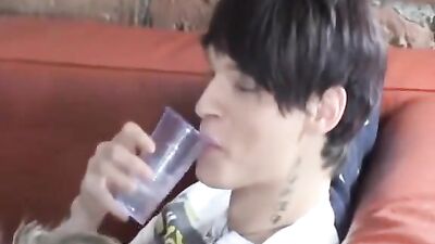 British Boy Bareback Cum Party!