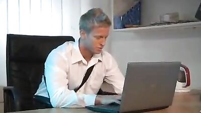 Naughty Employer: Action Bareback Cum Shots!