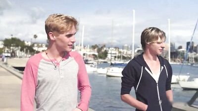 Blond By The Bay: Action-Packed Cum Shots with Hot Boys!