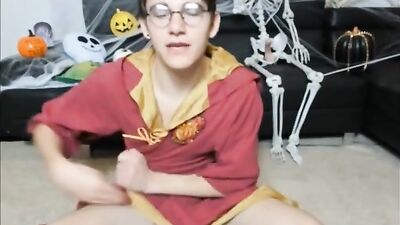 Halloween XXX: The Johnny Bravo Potter Cam Show - Fetish Fun Solo