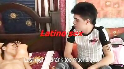 Latino Sex On Bed - Raw Bareback Cum Shots with HOT Latinos