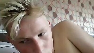 Blonde Webcam Show: Hot Gay Porn Action!