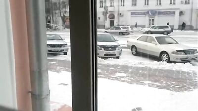 Winters Bad Boy: Amateur Public Outside Adventure!