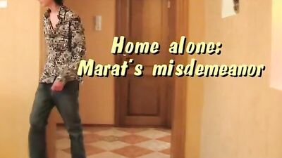 Horny Marats Cum-Crazy Adventure on the Table