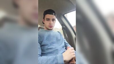 Adorable-ShortSweet Car Cums! Amature Solo Wanking