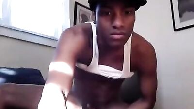Black Boy Cum Spurts: The Ultimate Web-Cam Blackout