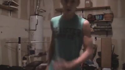 Blond Flex Gods: Amateur Bisexual Workout Party